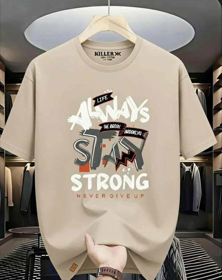 Always Stay Printed Oversized T-Shirt