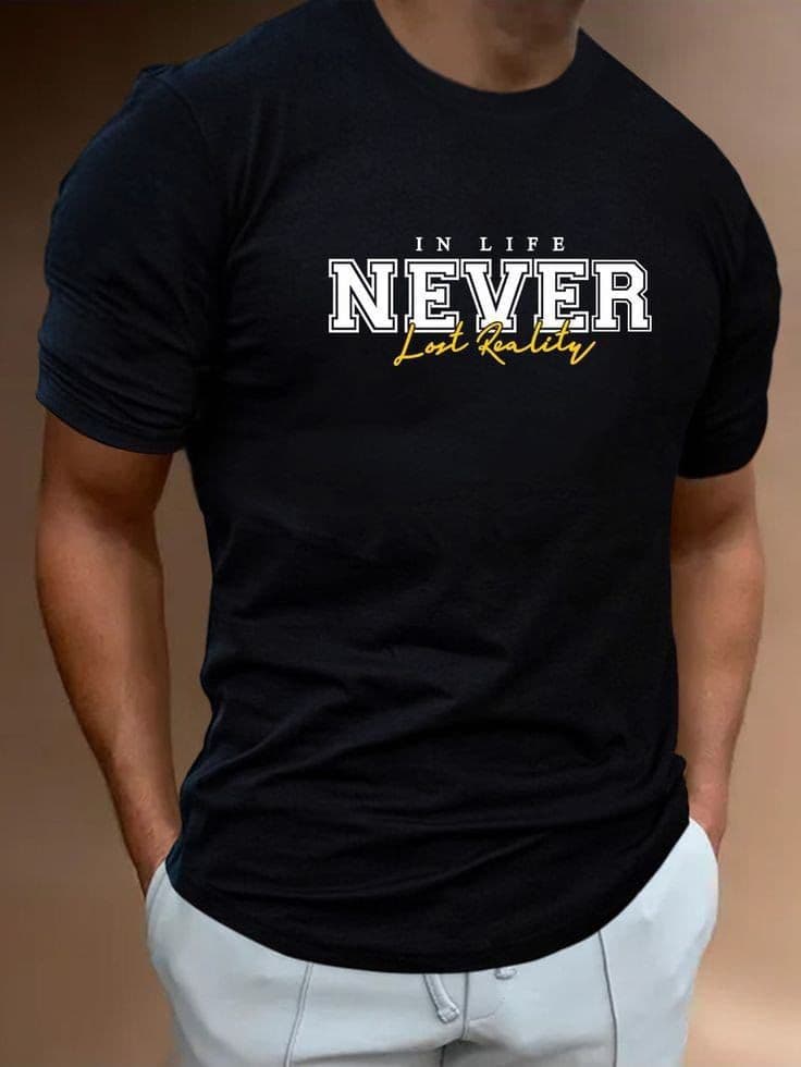 Never Printed Oversized T-Shirt