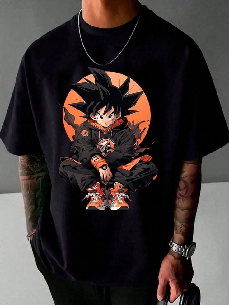 Animi Printed Oversized T-Shirt