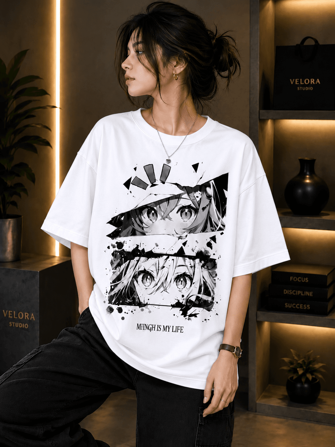 Girl's most trandy oversized t shirt 